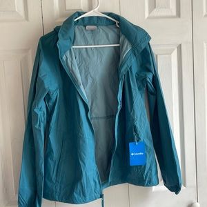 Columbia Teal Raincoat